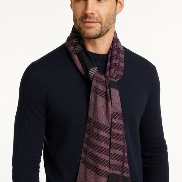 Mens 100% Silk Scarf, 70"L x 12"W, from Nordstrom Mens Shop - Picture 8 of 8